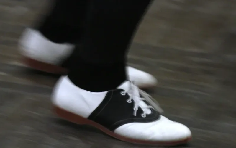 Stylish dancing shoes.